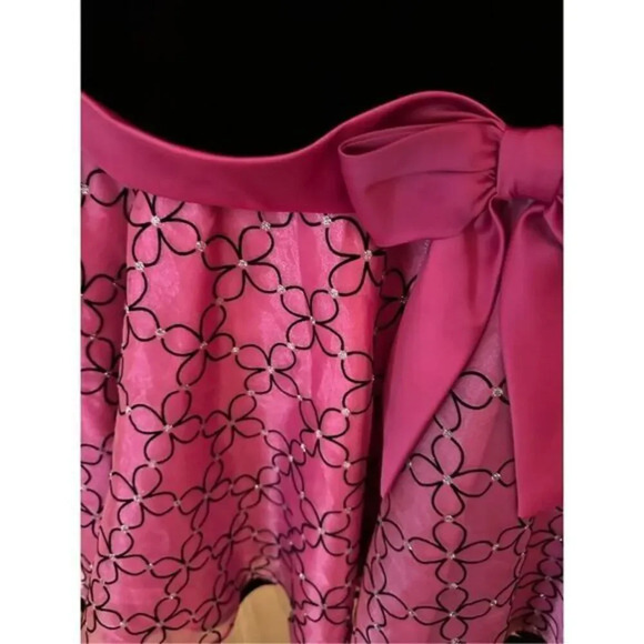 Bobbie Jean A Line Full Skirt Velvet Sequins Size 16.‎ Formal/ Easter/Party - Picture 8 of 11